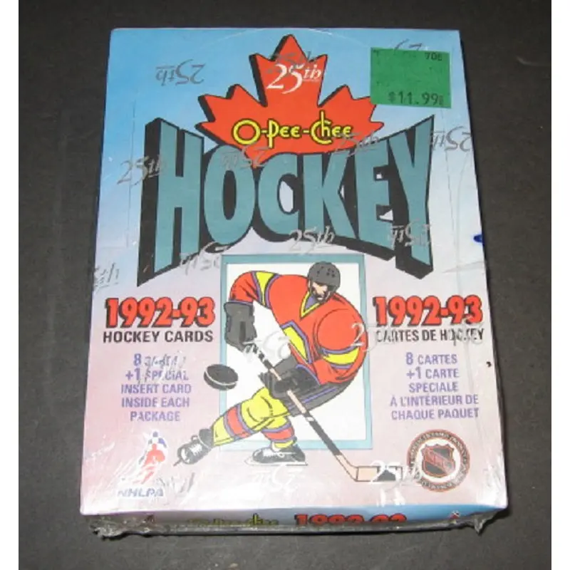 1992/93 OPC O-Pee-Chee Hockey Box