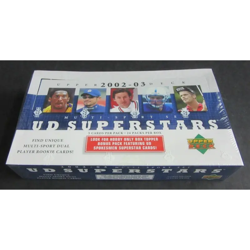 2002/03 Upper Deck Superstars Multisport Box (Hobby)