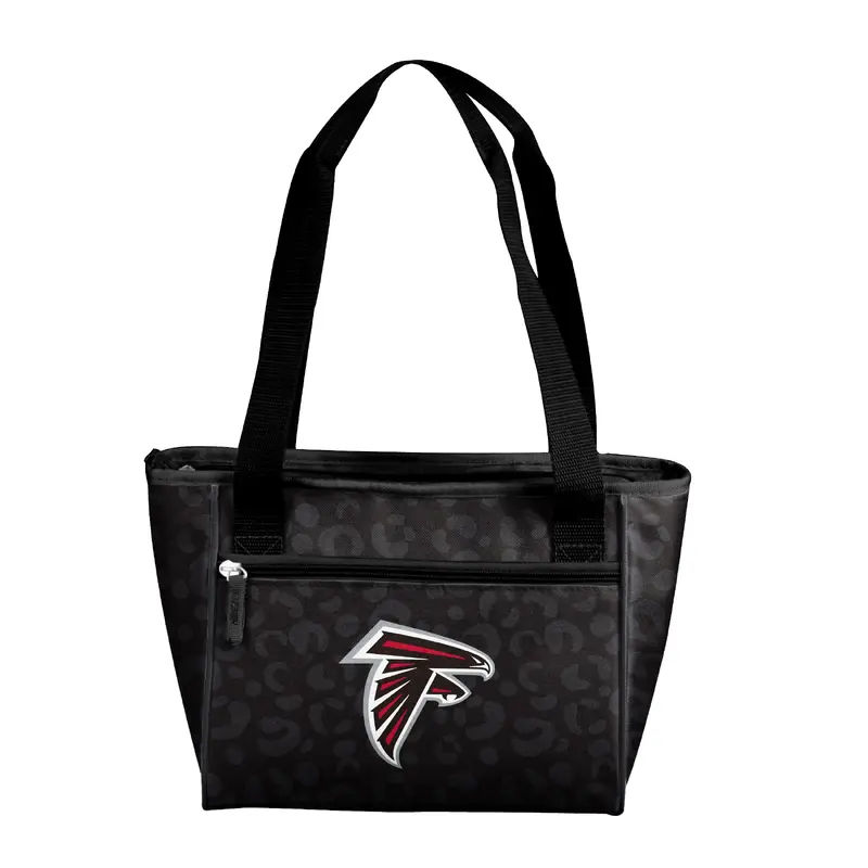 Atlanta Falcons Leopard Print 16 Can Cooler Tote
