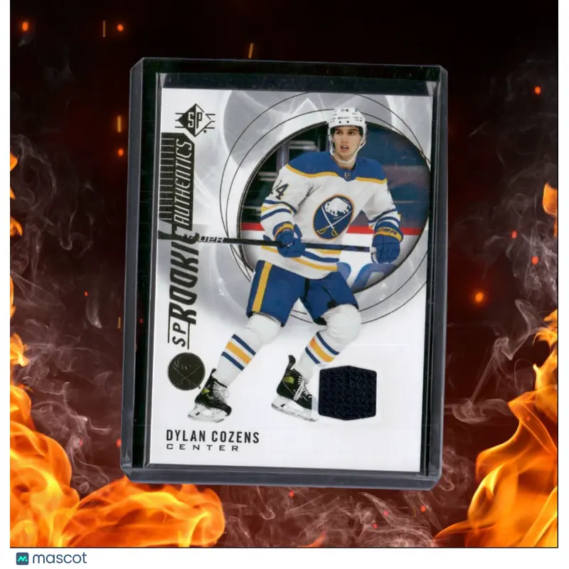 2020-21 Upper Deck SP Dylan Cozens Authentics Jersey Rookie #120
