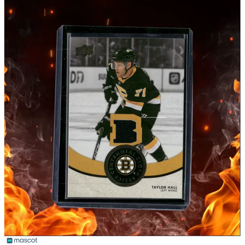 2023-24 Upper Deck Boston Bruins Centennial Taylor Hall Cloth Relics #CCR-TH