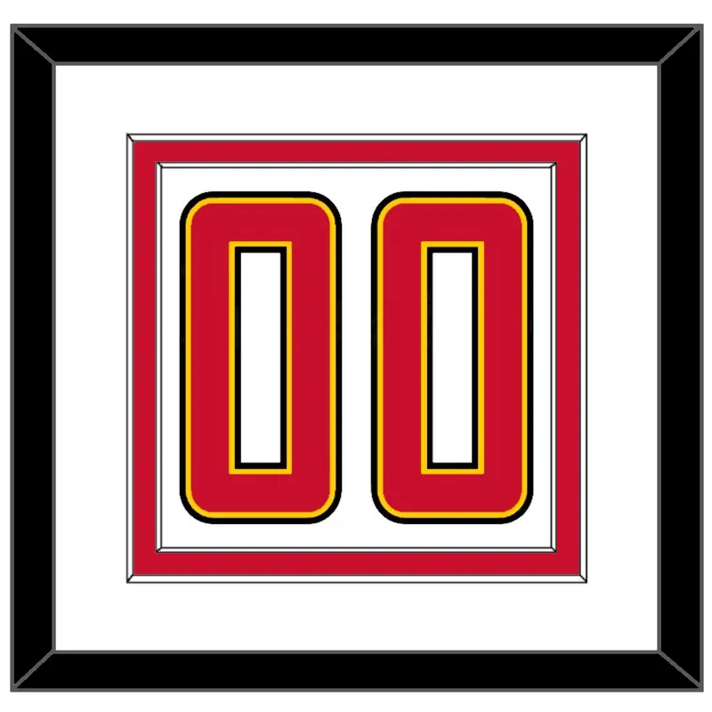 Maryland Basketball Number - Home White (2013-2015) - Double Mat 1