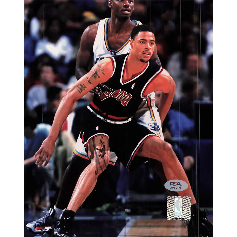 Tyson Chandler signed 8x10 photo PSA/DNA Chicago Bulls Autographed