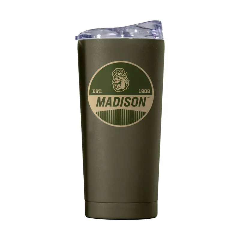 James Madison 20oz Olive Badge Powder Coat Tumbler