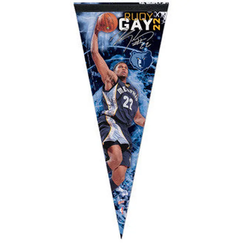 Rudy Gay "Signature" Memphis Grizzlies Premium Felt Pennant (LE /1,000) - Wincraft 2010