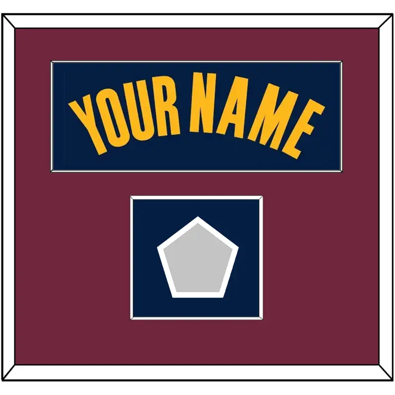 Cleveland Name & Finals Patch - Alternate Blue (2014-2017) - Single Mat 2