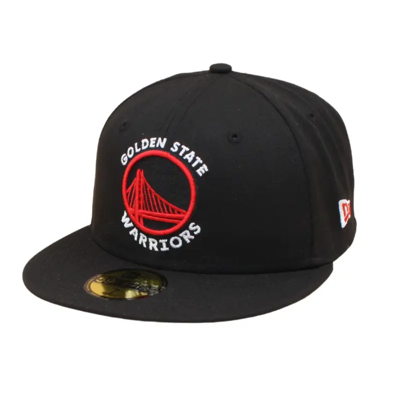 Golden State Warriors 59Fifty Fitted - Black/Red