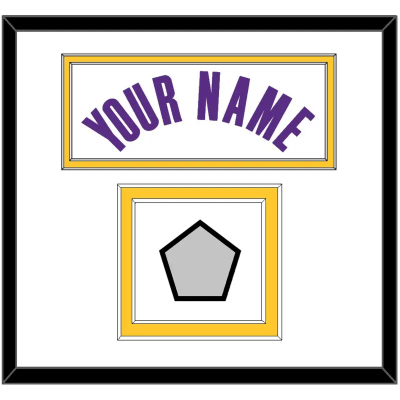 Los Angeles Name & Champions Patch - White Association - Double Mat 1