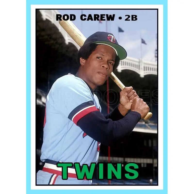 Rod Carew 1967 Topps Custom Card - 4465