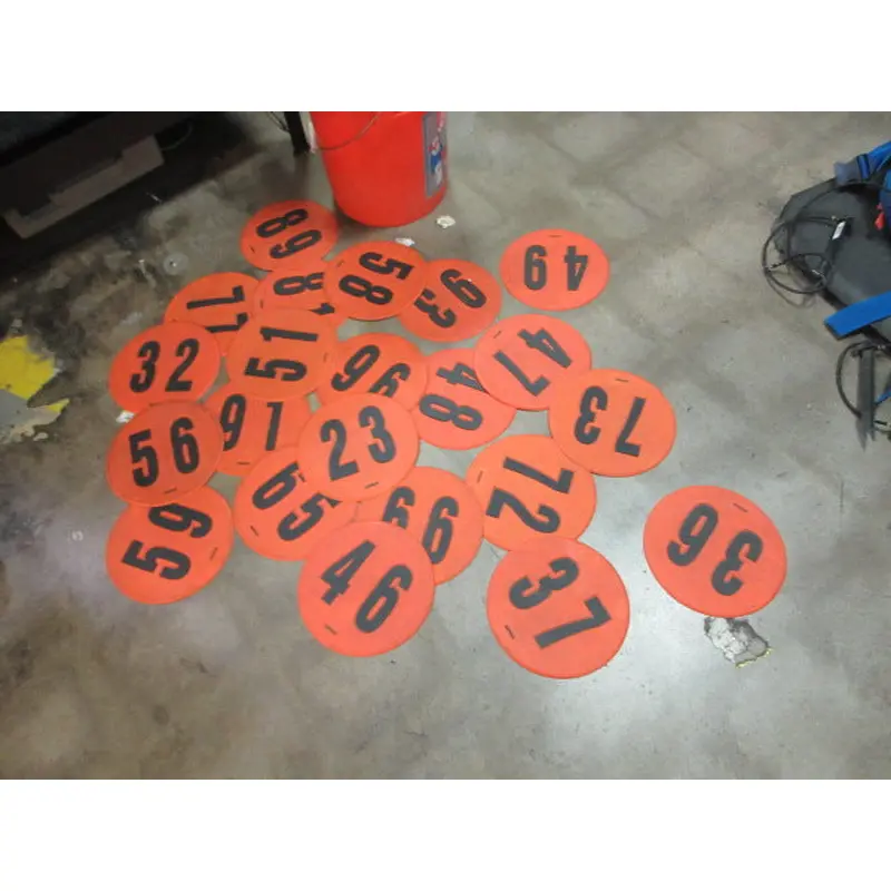Used Gopher Number Markers - 1 Qty (assorted numbers)
