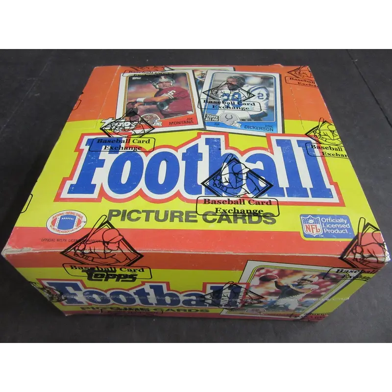 1988 Topps Football Unopened Jumbo Box (BBCE) (Non X-Out)