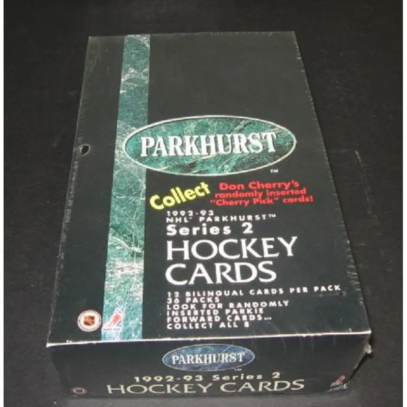 1992/93 Parkhurst Hockey Series 2 Box
