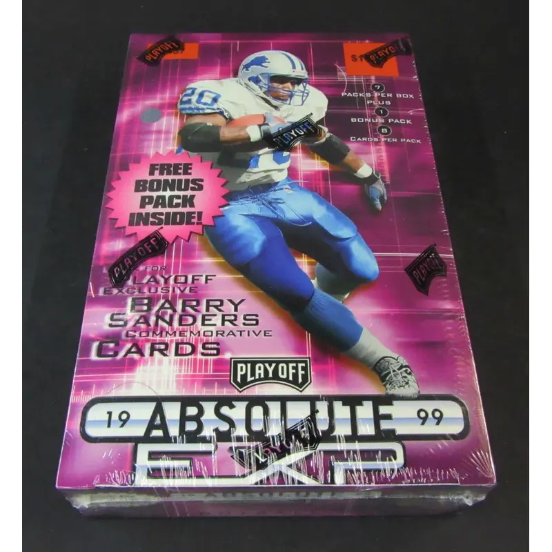 1999 Playoff Absolute EXP Football Blaster Box (8/8)