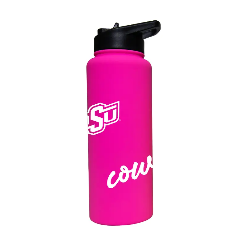 OK State 34oz Electric Bold Soft Touch Quencher