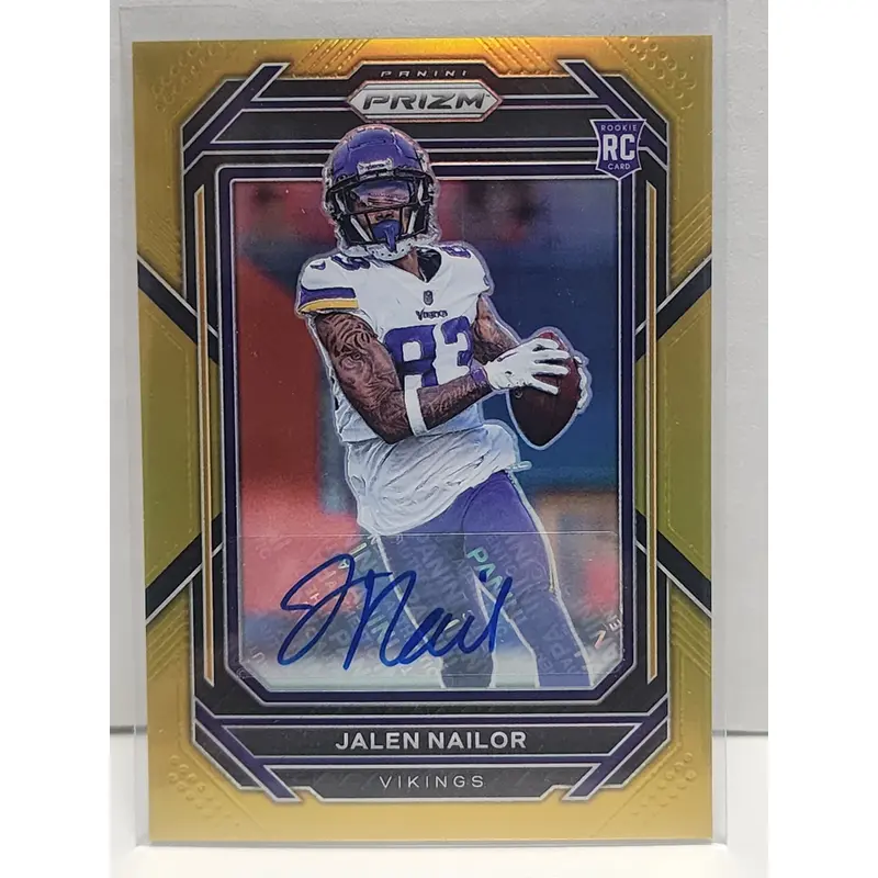 Jalen Nailor 2022 Panini Prizm Rookie Gold Prizm Auto #8/10