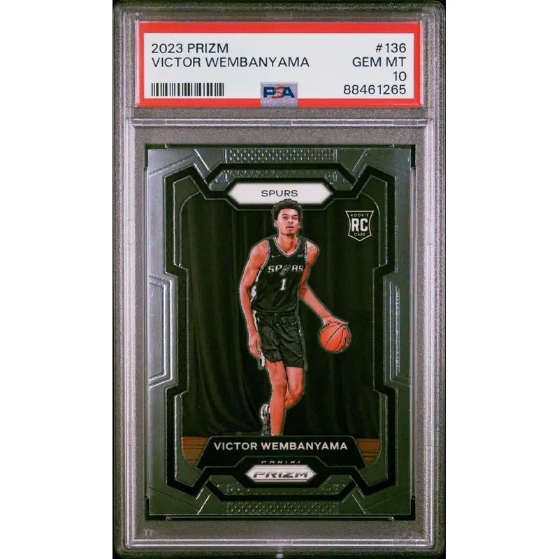 Victor Wembanyama 2023 Panini Prizm #136 PSA 10 Gem Mint 1265