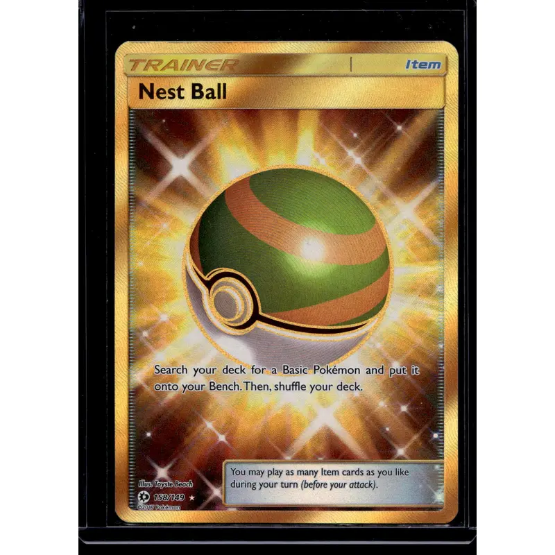 2017 Pokemon - Sun & Moon - Full Art - Nest Ball #158
