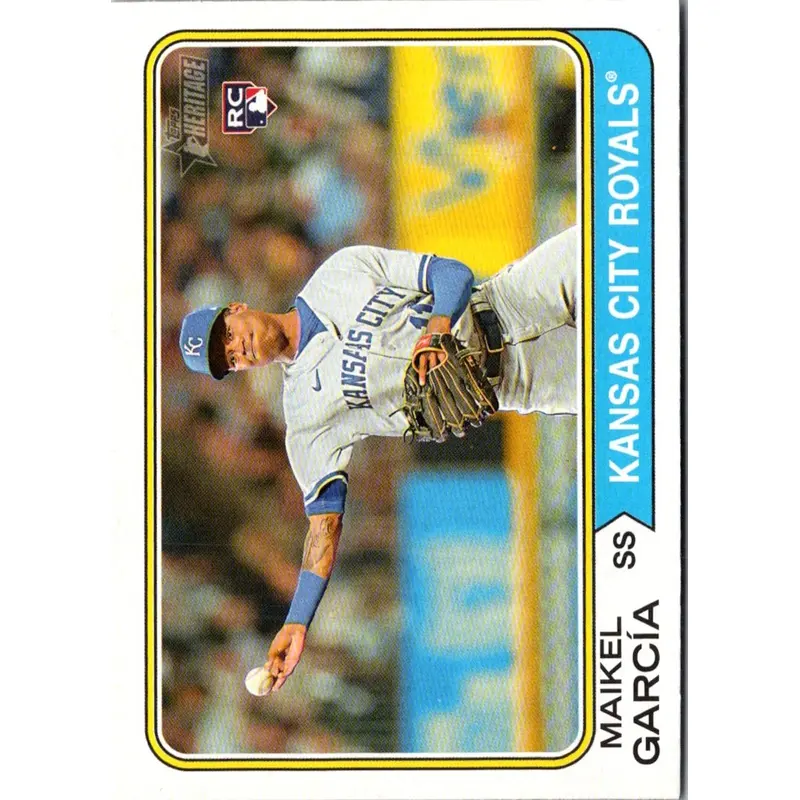 2023 Topps Heritage Maikel Garca #311 Rookie