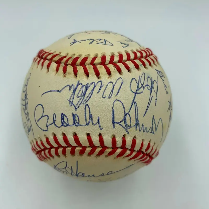Rare Baltimore Orioles Legends Signed Baseball 25 Sigs Brooks Robinson JSA COA