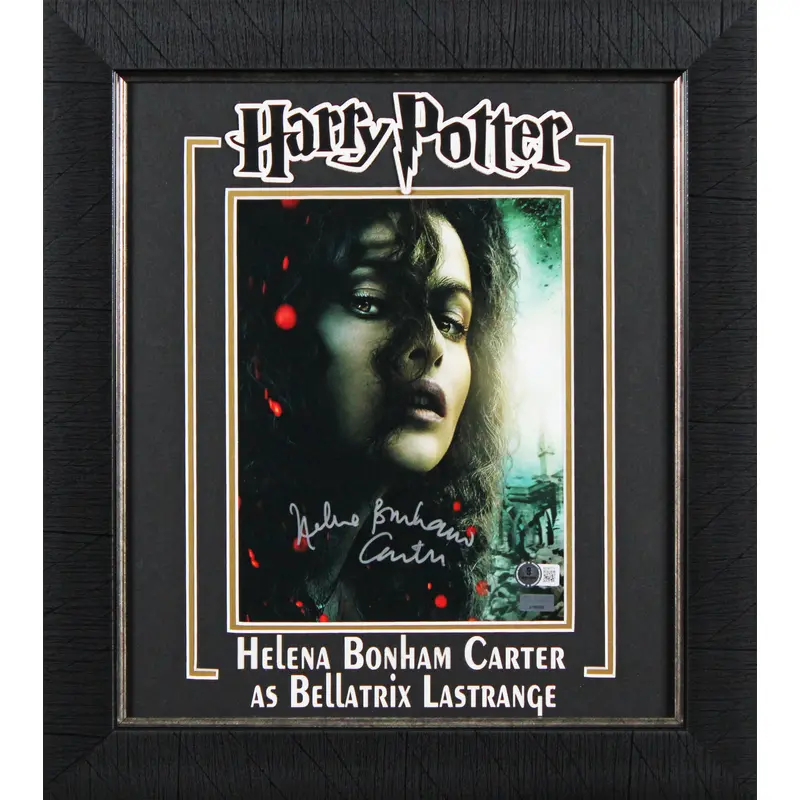 Helena Bonham Carter Harry Potter Authentic Signed 8x10 Framed Photo BAS