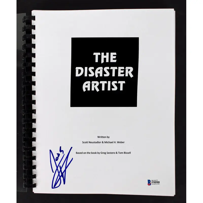 Josh Hutcherson Authentic Signed The Disaster Artist Movie Script BAS #F98988