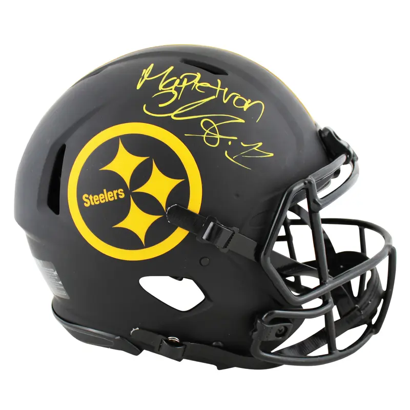 Steelers Chase Claypool "Mapletron" Signed Eclipse F/S Speed Proline Helmet BAS