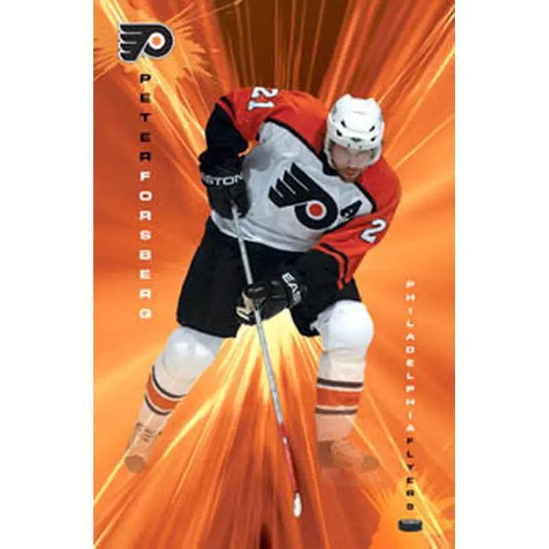 Peter Forsberg "Philly Flash" Philadelphia Flyers NHL Hockey Poster - Costacos 2005