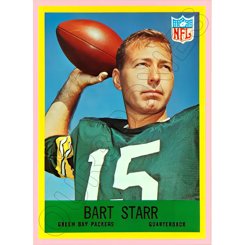 Bart Starr 1967 Philadelphia Football Reproduction Card - 4523