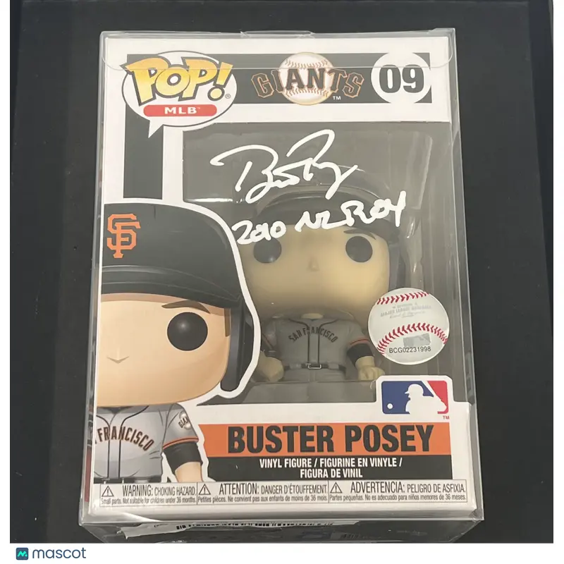 Buster Posey Signed San Francisco Giants Funko Pop PSA