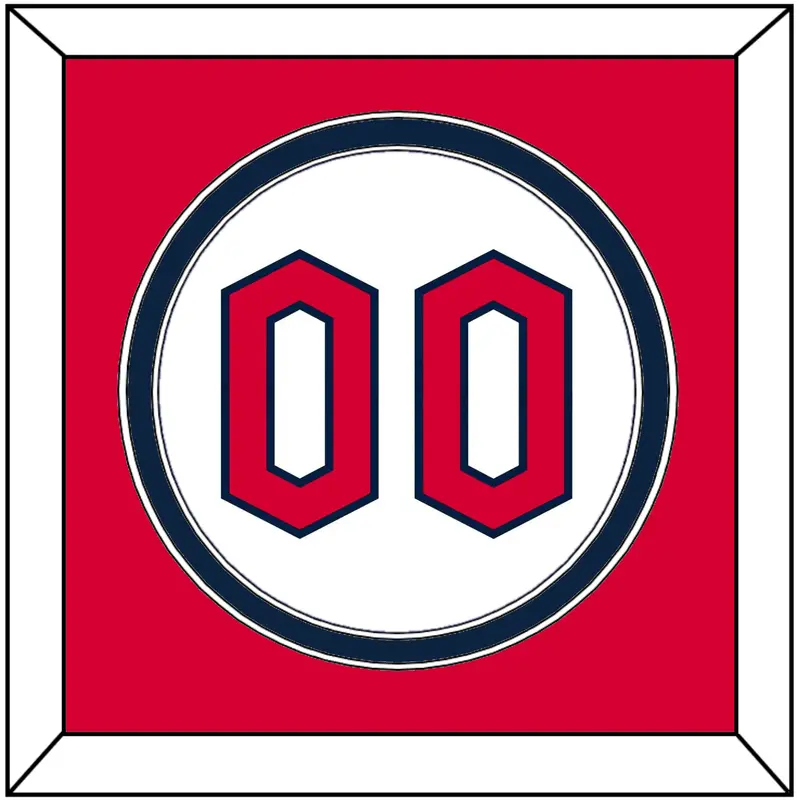 Cleveland Number - Home White - Double Mat 4