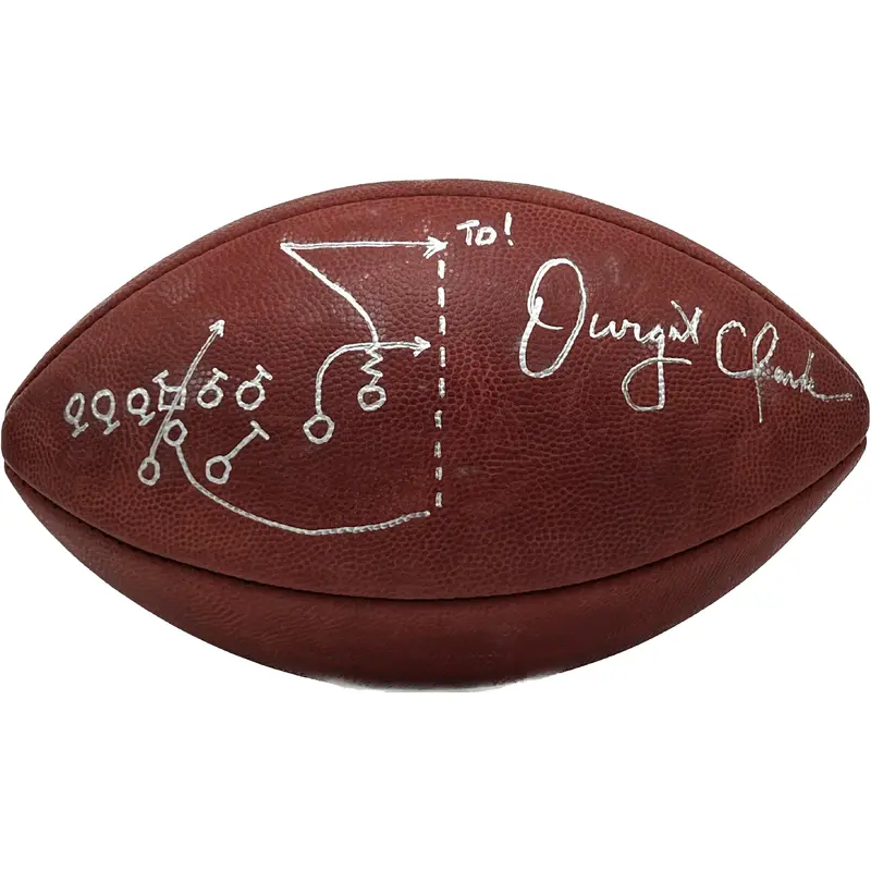 Dwight Clark signed football PSA/DNA San Francisco 49ers Autographed The Catch