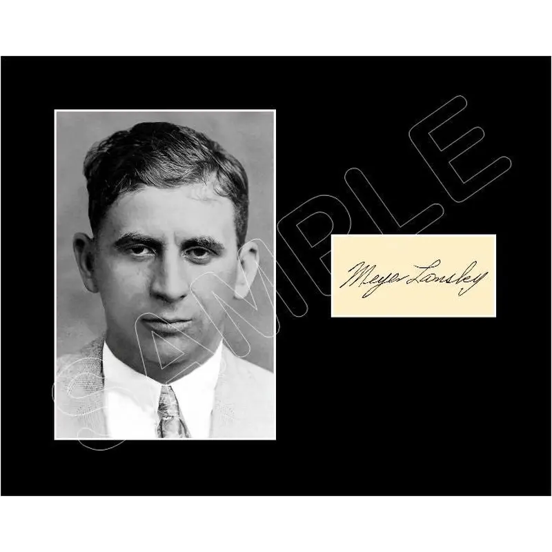 Meyer Lansky Matted Photo Display 8X10 - 2841