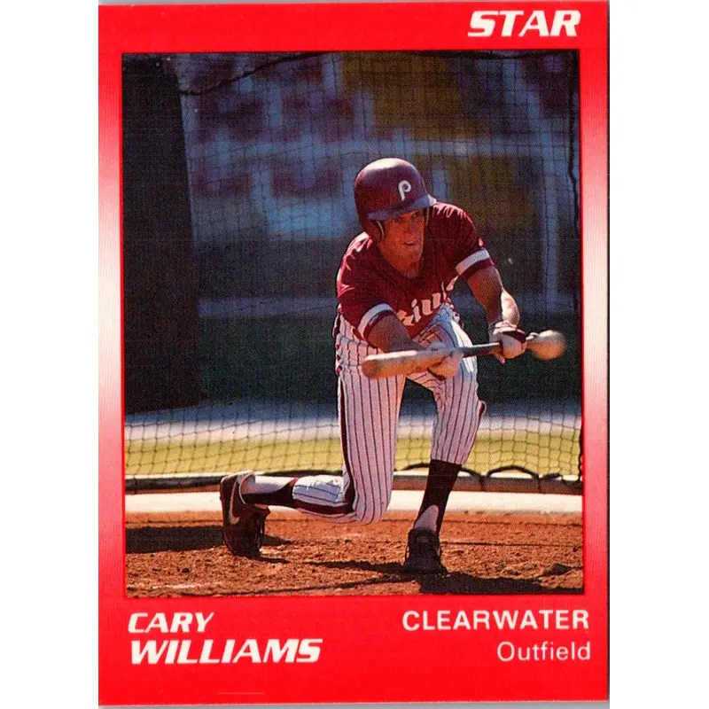 1990 Star Clearwater Phillies Cary Williams #24