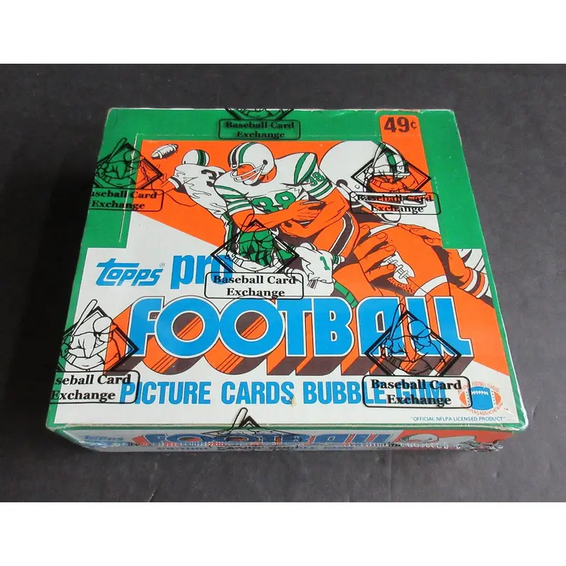 1981 Topps Football Unopened Cello Box (BBCE) (Payton Top)