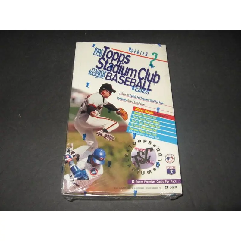 1996 Topps Stadium Club Baseball Series 2 Box (Retail) (24/10)