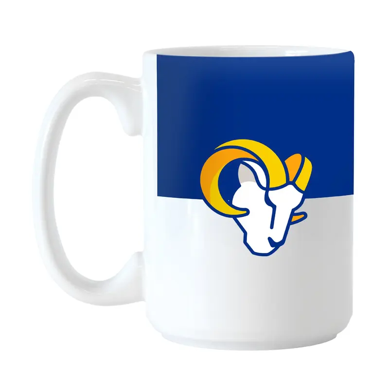 LA Rams 15oz Colorblock Sublimated Mug