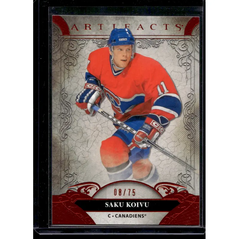 2020-21 Upper Deck Artifacts - Autumn - Legends - Saku Koivu #154 /75