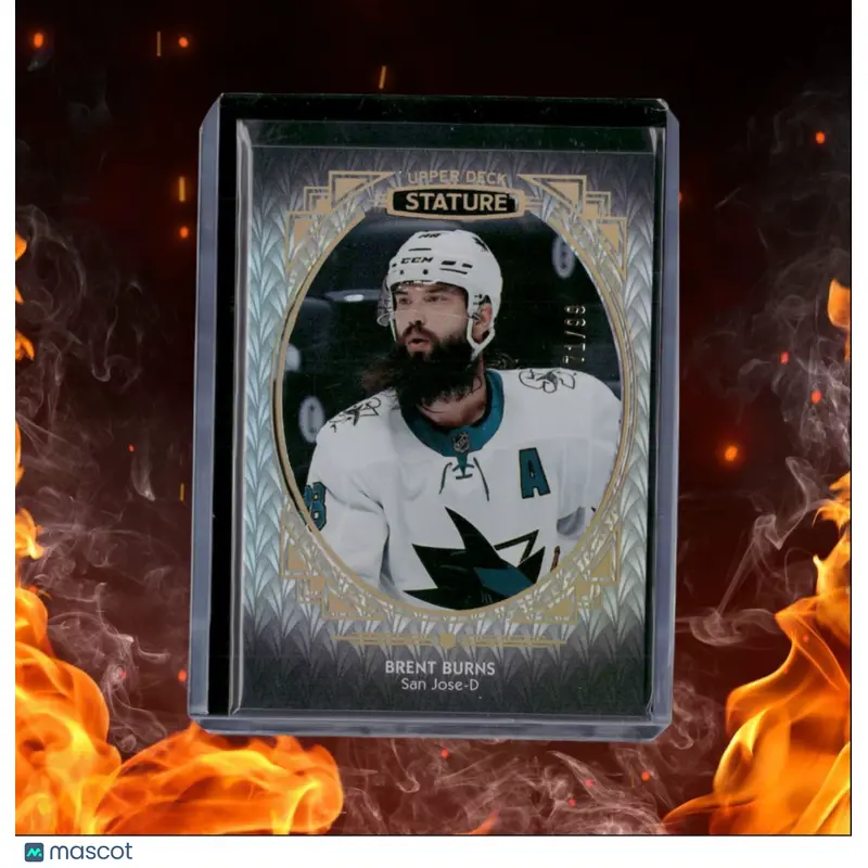 2020-21 Upper Deck Stature Brent Burns Design Variant 71/99 #43
