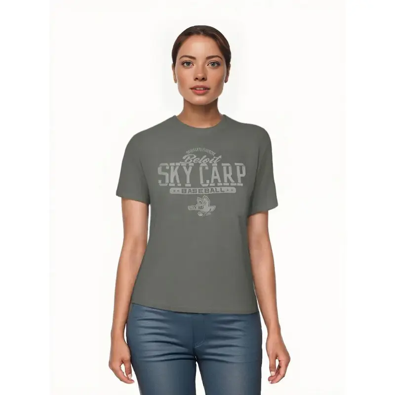 Beloit Sky Carp Military Green Dayton T-Shirt