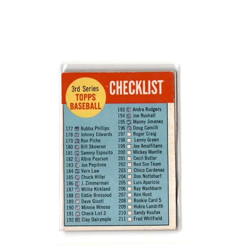 1962 Topps Eddie Bressoud #504