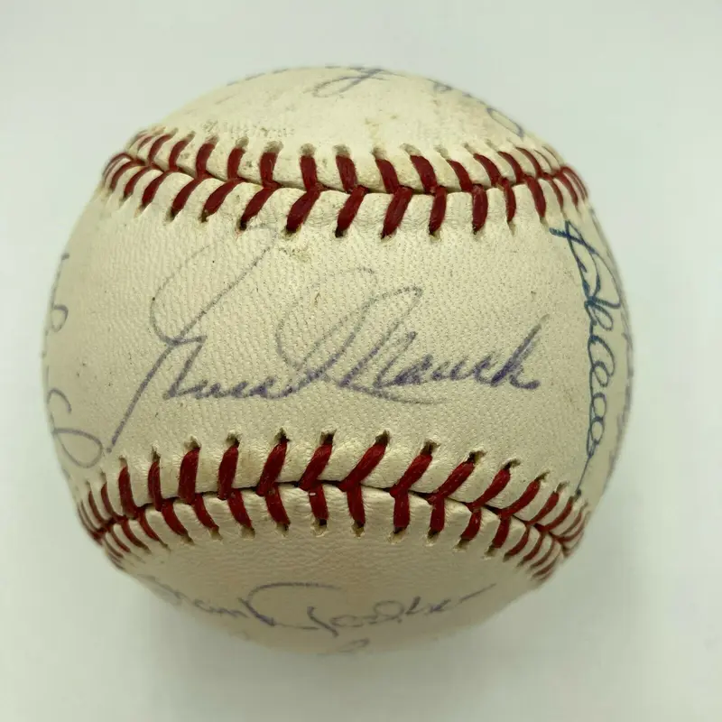 1966 Philadelphia Phillies Team Signed Official National League Baseball