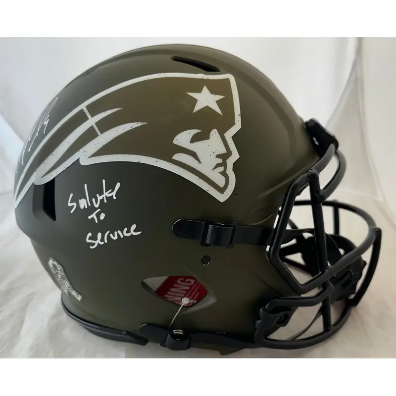 Matthew Judon Authentic Autographed Helmet - JSA COA