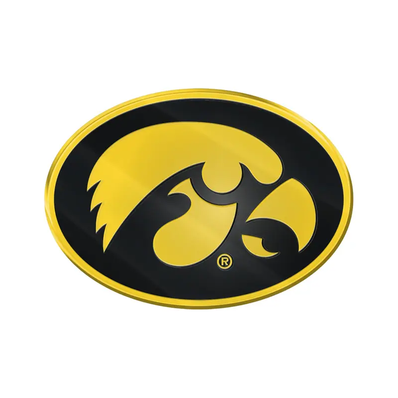University of Iowa Embossed Color Emblem