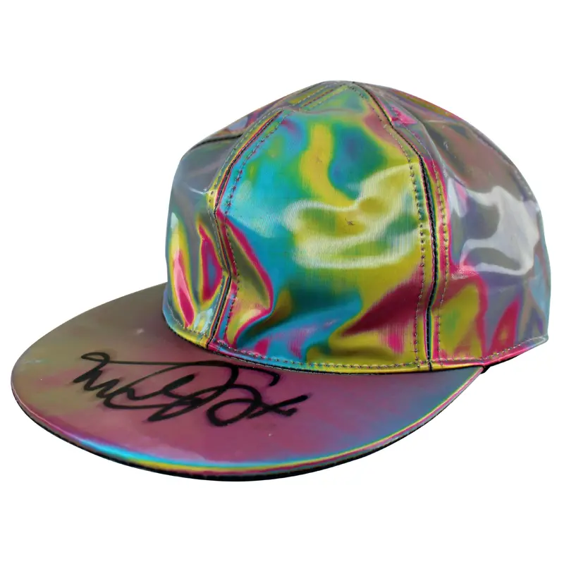 Michael J. Fox Back To The Future Part 2 Signed Marty McFly Hat BAS #AB14566