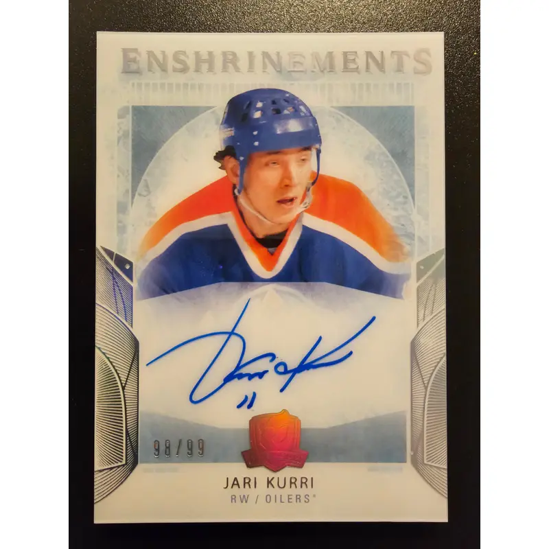 2017-18 Upper Deck The Cup - Cup Enshrinements - Jari Kurri #E-JK /99