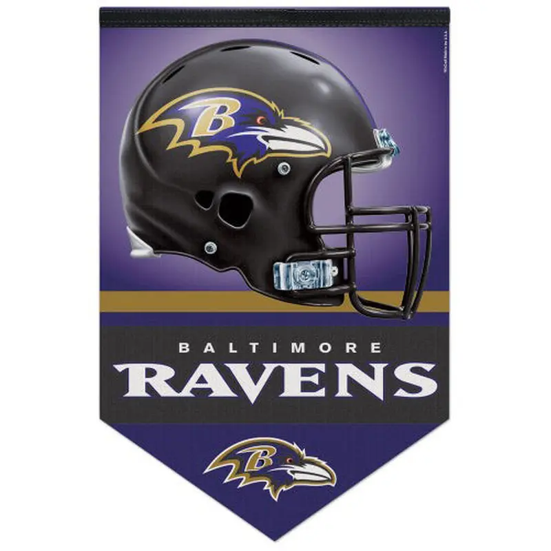 Baltimore Ravens Official NFL Football Premium Felt Banner - Wincraft Inc.