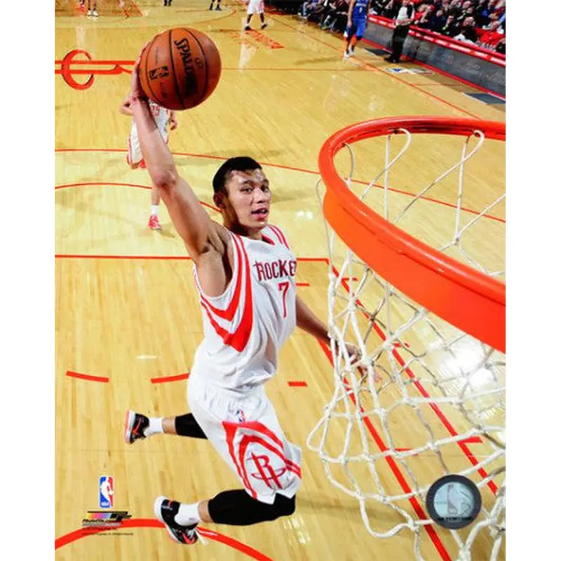 Jeremy Lin "Fast Break" Houston Rockets Premium Poster Print - Photofile 16x20
