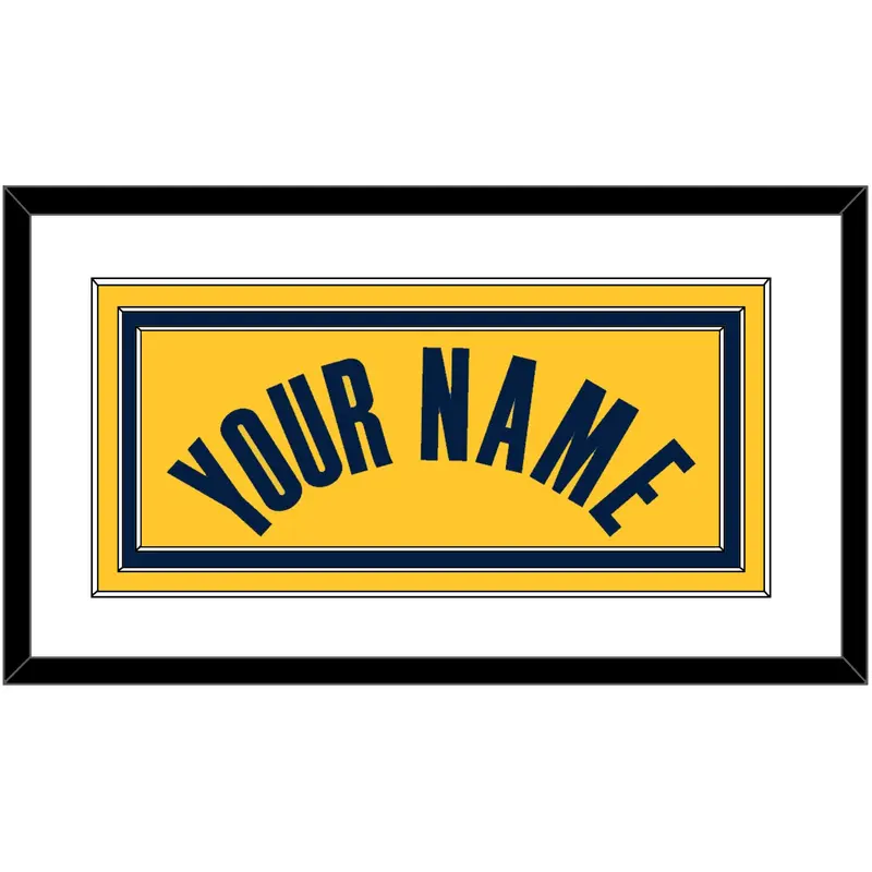 Indiana Name - Gold Statement - Triple Mat 1