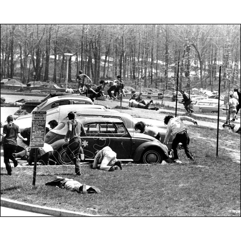 Kent State University Protest 8X10 Photo - May 4th 1970 - 2518