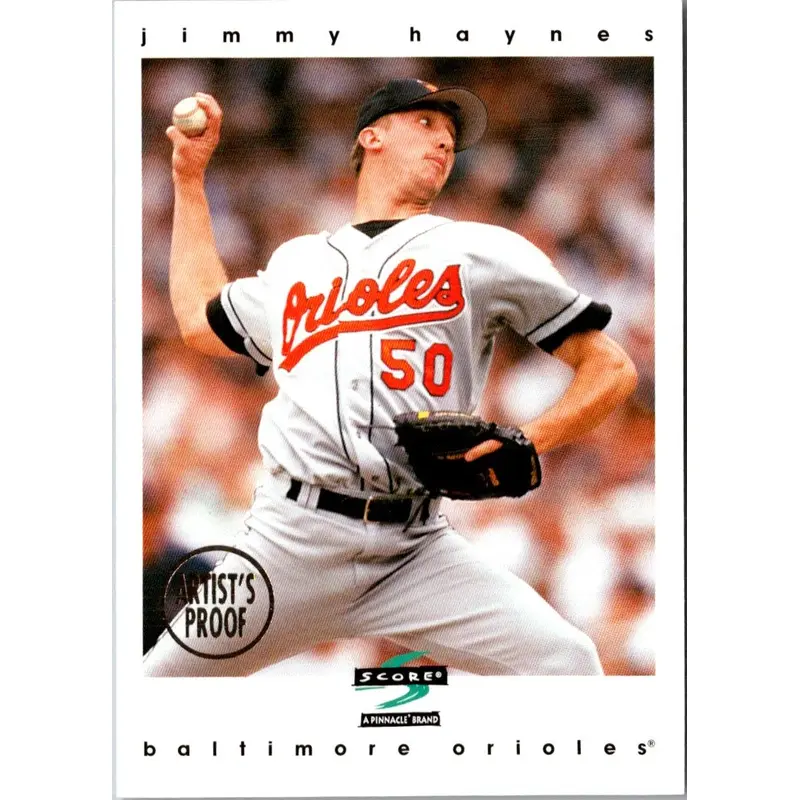 1997 Score Artist's Proofs White Border Jimmy Haynes #234